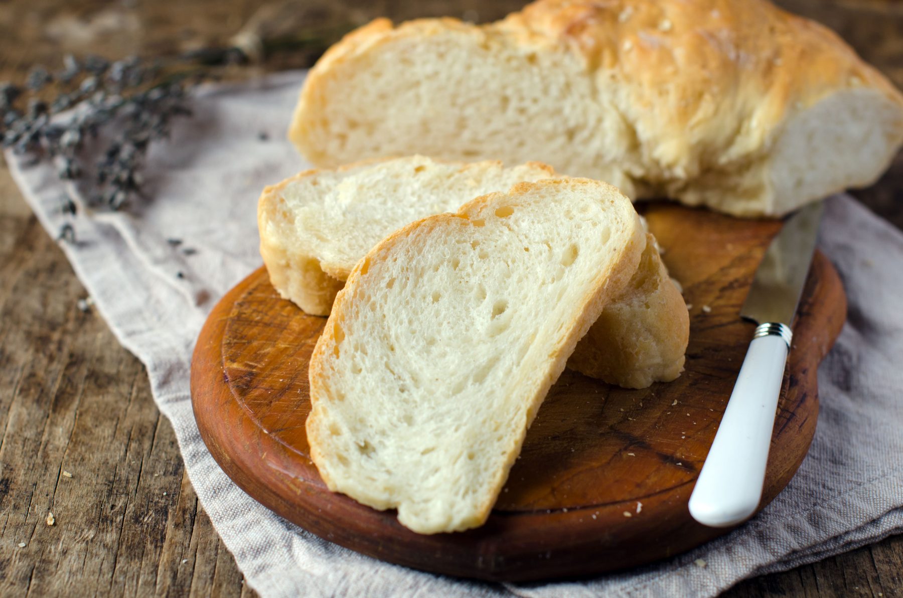 Easy Made Yeast Bread sliced