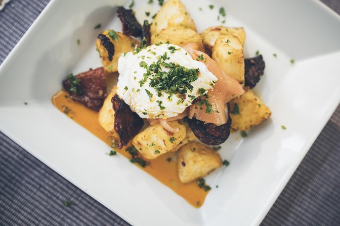 chorizo and salmon