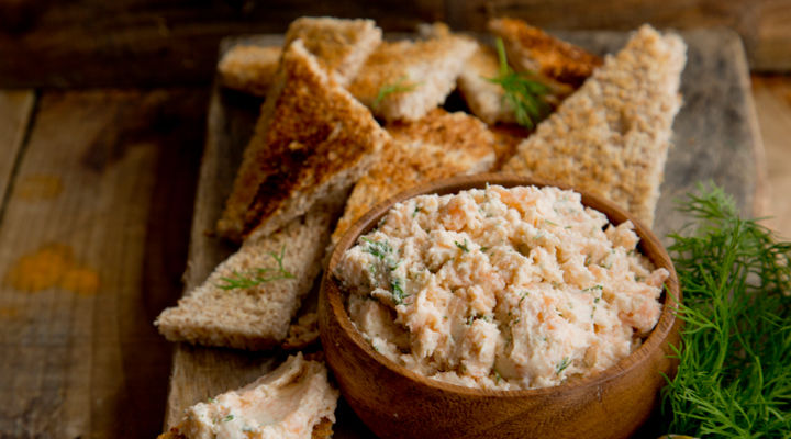 smoked salmon lemon dill pate