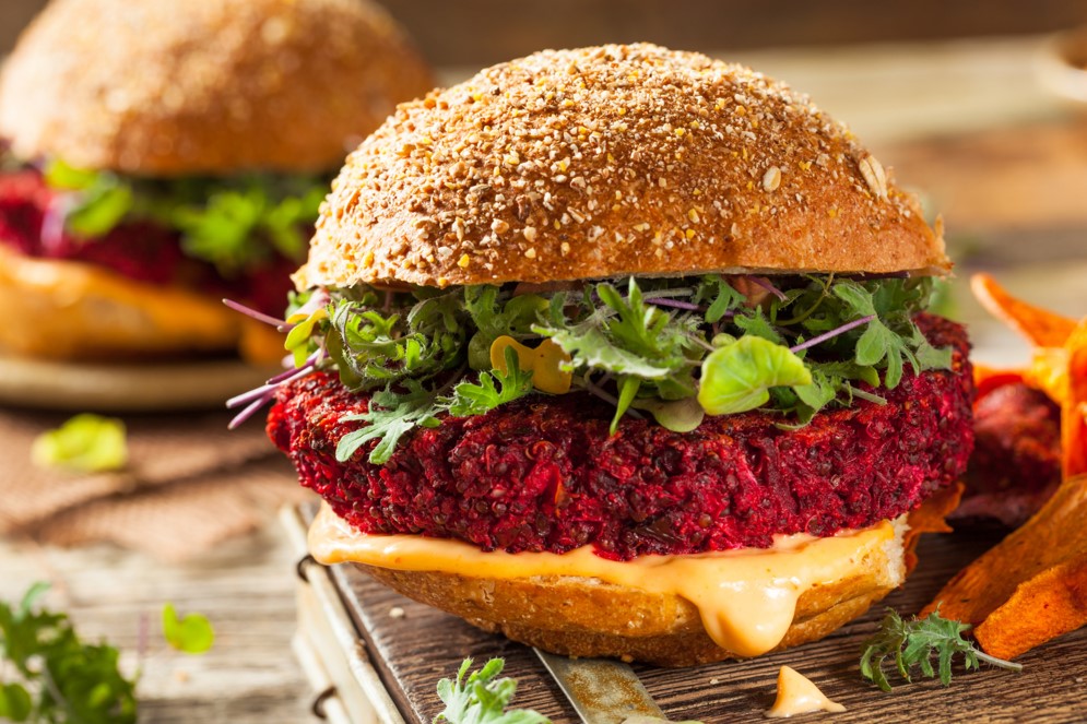 Beetroot burger