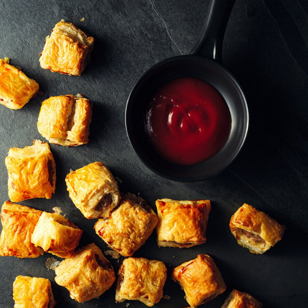 Puff Pastry Sausage Rolls - Plain Chicken